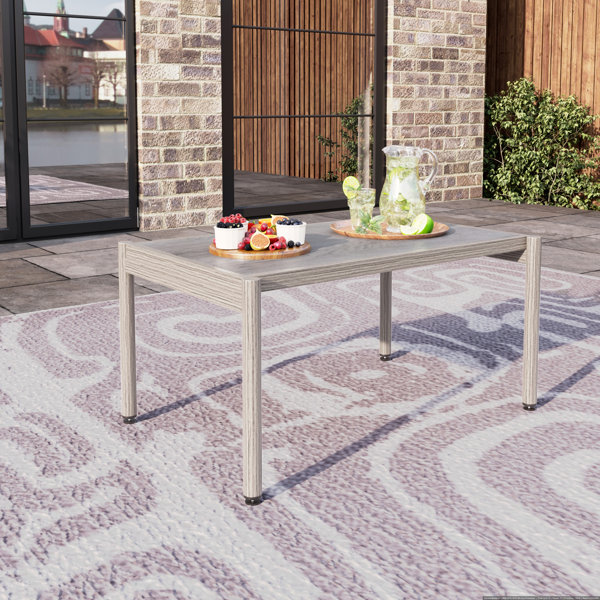 Ebern Designs Rectangular Outdoor Coffee Table | Wayfair